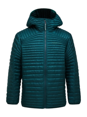 Jas Peak Performance Men Monolight Insulated Hood Jacket Ponderosa Pine 324 g