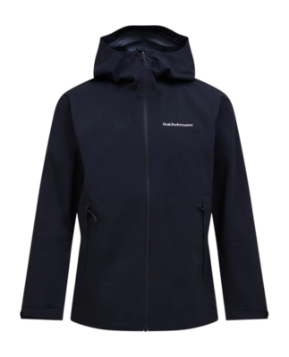 Jas Peak Performance Men Trail HIPE 2.5L Shell Jacket Black Regular Fit