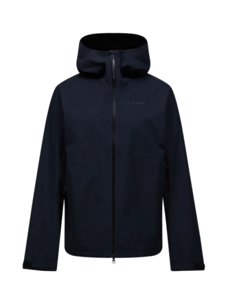Jas Peak Performance Men Treeline HIPE 2.5L Shell Black Loose Fit