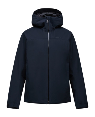 Jas Peak Performance Men Treeline HIPE 2L Insulated Shell Black/Motion Grey Relaxed Fit
