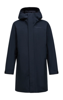 Jas Peak Performance Men Treeline HIPE 2L Insulated Shell Parka Black Loose fit