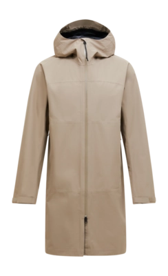 Jas Peak Performance Men Treeline Shell Parka Avid Beige Relaxed Fit