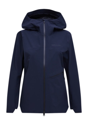 Jas Peak Performance Women Commuter HIPE 3L Shell Jacket Salute Blue Regular Fit