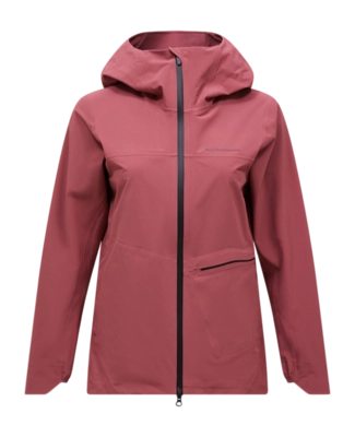 Jas Peak Performance Women Commuter HIPE 3L Shell Jacket Wild Rouge