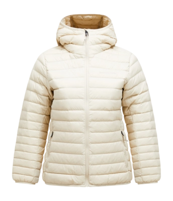 Jas Peak Performance Women Down Hood Jacket Sand Fog