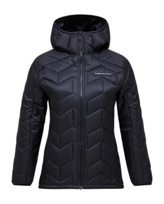 Jas Peak Performance Women Elevate Insulated Hood Jacket Black Regular Fit