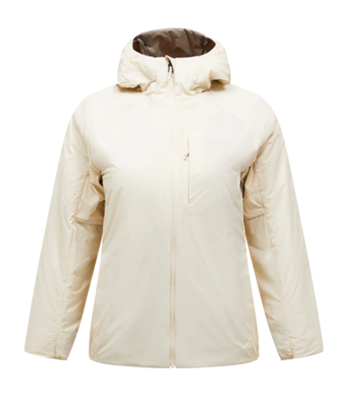 Jas Peak Performance Women Freelight Reversible Insulated Hood Sand Fog/Avid Beige Regular Fit