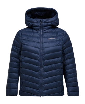 Jas Peak Performance Women Frost Down Hood Jacket Blue Shadow Regular Fit