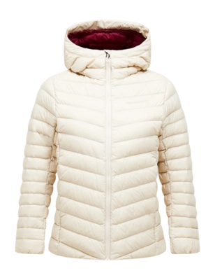 Jas Peak Performance Women Frost Down Sand Fog Hood Jacket Regular Fit