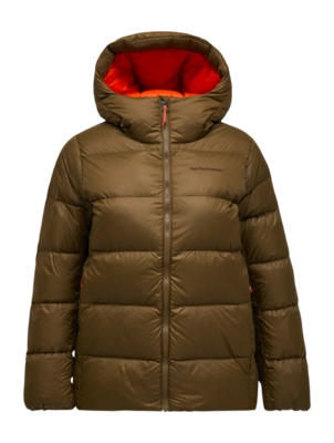 Jas Peak Performance Women Frost Down Puffer Jacket Meadow Moss Regular Fit