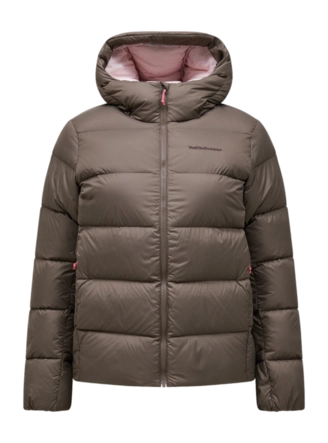 Jas Peak Performance Women Frost Down Puffer Terrain Tan/Frosted Blossom Regular Fit