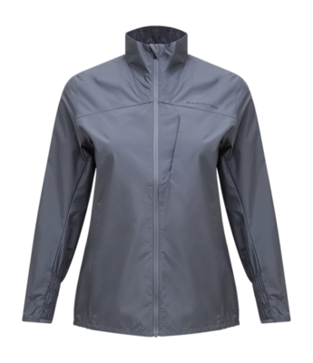 Jas Peak Performance Women Glider Wind Jacket Quiet Grey Misty Lavender Regular fit