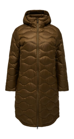Jas Peak Performance Women Helium Down Coat Meadow Moss Loose Fit