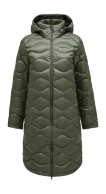Jas Peak Performance Women Helium Down Coat Pine Needle Olive Extreme