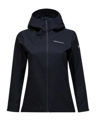 Jas Peak Performance Women Hill HIPE 2L Shell Jacket Black Regular Fit