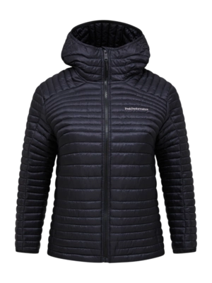 Jas Peak Performance Women Monolight Insulated Hood Jacket Black Regular Fit
