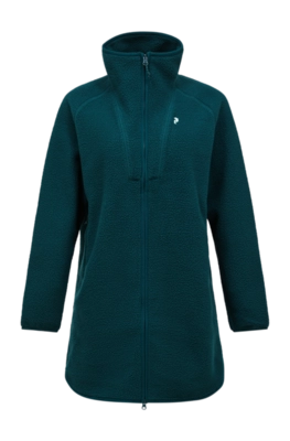 Jas Peak Performance Women NatureRush Pile Long Half Zip Ponderosa Pine Ponderosa Pine Loose fit