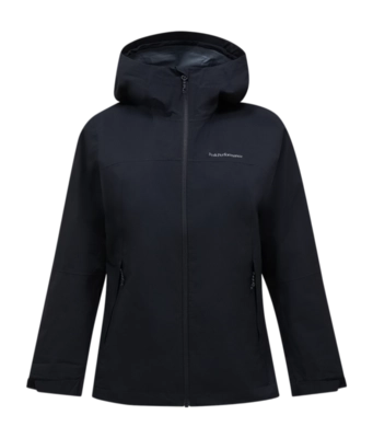Jas Peak Performance Women Trail HIPE 2.5L Shell Jacket Black Regular Fit