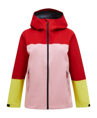 Jas Peak Performance Women Trail HIPE 2.5L Shell Jacket Red Pompeian Regular Fit