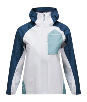 Jas Peak Performance Women Trail HIPE 3L Shell Jacket Antarctica Mountain Lake Regular Fit