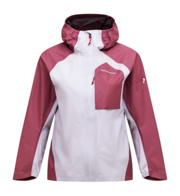 Jas Peak Performance Women Trail HIPEACE 3L Shell Jacket Misty Lavender Regular Fit