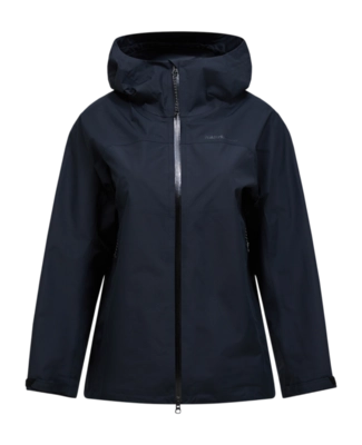 Jas Peak Performance Women Treeline HIPE 2.5L Shell Jacket Black Loose fit