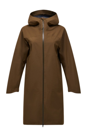 Jas Peak Performance Women Treeline HIPE 2.5L Shell Parka Meadow Moss 390 g