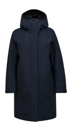 Jas Peak Performance Women Treeline HIPE 2L Insulated Shell Parka Black 26 Relaxed fit