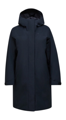 Jas Peak Performance Women Treeline HIPE 2L Insulated Shell Parka Black Loose fit