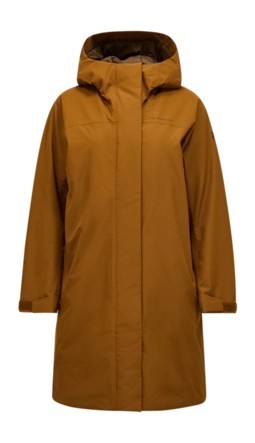 Jas Peak Performance Women Treeline HIPE 2L Insulated Shell Parka Earthy Summit Regular Fit