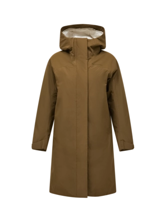 Jas Peak Performance Women Treeline HIPE 2L Insulated Shell Parka Meadow Moss Regular Fit