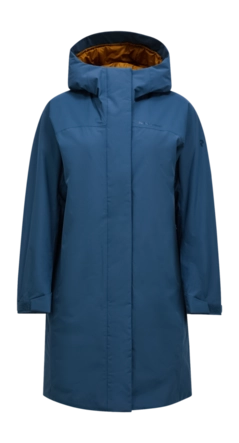 Jas Peak Performance Women Treeline HIPE 2L Insulated Shell Parka Mountain Lake Relaxed Fit