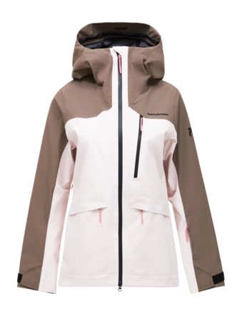 Jas Peak Performance Women Vertec HIPE 3L Shell Frosted Blossom/Terrain Tan 600 g