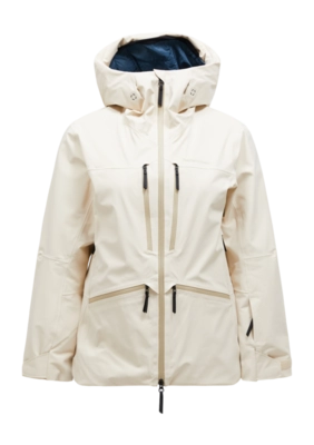 Jas Peak Performance Women Whitelight APX Hipe Shell Jacket Sand Fog