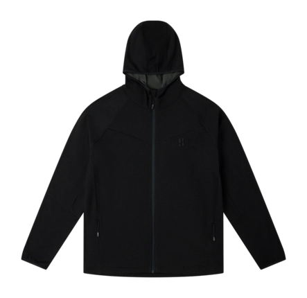 Jas Poederbaas Men FS Merino Hood Black 240 g/m²