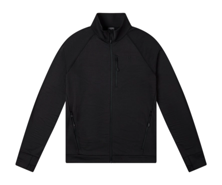 Jas Poederbaas Men FS Waffle Jacket Black 220 g/m²