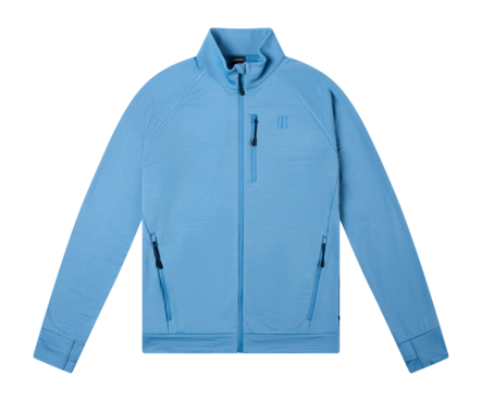 Jas Poederbaas Men FS Waffle Jacket Blue