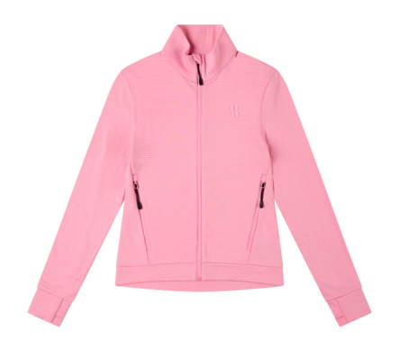 Jas Poederbaas Women FS Waffle Jacket Pink 220 gsm