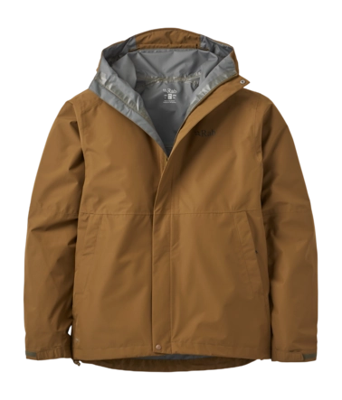 Jas Rab Men Downpour Jacket Oak Regular Fit