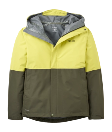 Jas Rab Men Downpour Jacket Pollen Army Regular Fit