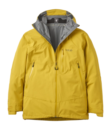 Jas Rab Men Downpour Mountain Jacket Dark Pollen Regular fit
