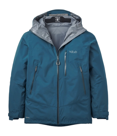Jas Rab Men Downpour Mountain Jacket Tempest Blue Regular Fit