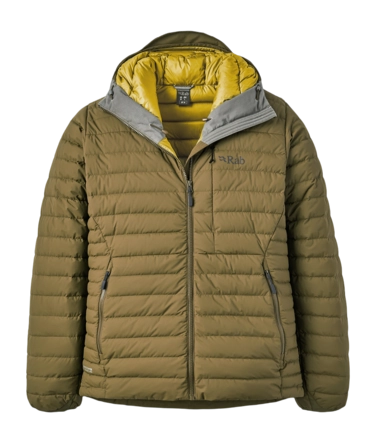 Jas Rab Men Microlight Windstopper Hoody Oak Slim Fit