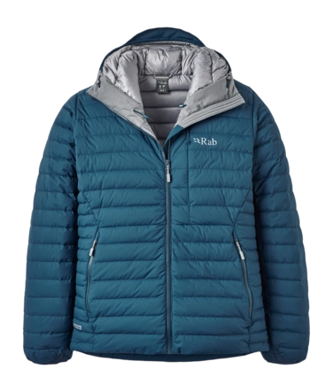 Jas Rab Men Microlight Windstopper Hoody Tempest Blue 455 g