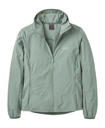 Jas Rab Women Borealis Hoody Dark Fig Green Slim Fit