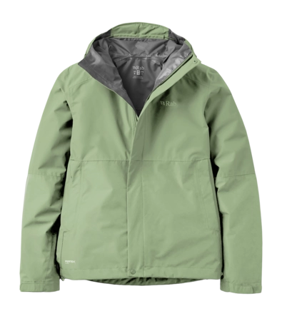 Jas Rab Women Downpour Jacket Dark Fig Green Regular Fit