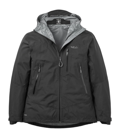 Jas Rab Women Downpour Mountain Jacket Black Regular Fit