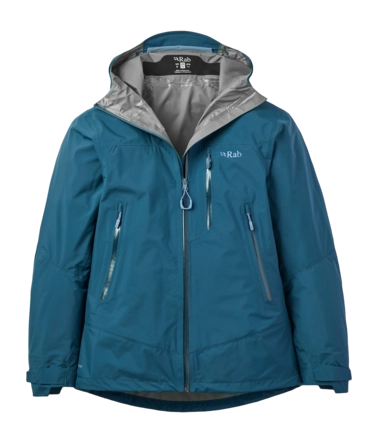 Jas Rab Women Downpour Mountain Jacket Tempest Blue Regular Fit