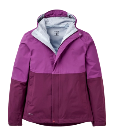 Jas Rab Women Firewall Jacket Plum Mulberry Regular Fit