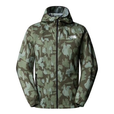 Jas The North Face Men Mountain Athletics Hd Wind Jkt-Print New Taupe Green Painted